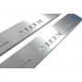 Led door sills Acura MDX II 2006-2013 logo MDX (rear doors)