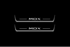 Led door sills Acura MDX III 2013-2021 logo MDX (front doors)