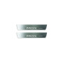 Led door sills Acura MDX III 2013-2021 logo MDX (rear doors)