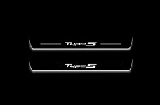 Led door sills Acura TLX II 2020+ with logo Type-S (front doors)