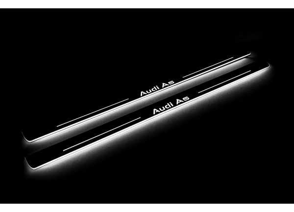 Led door sills Audi A5 II 2016+ with logo Audi A5