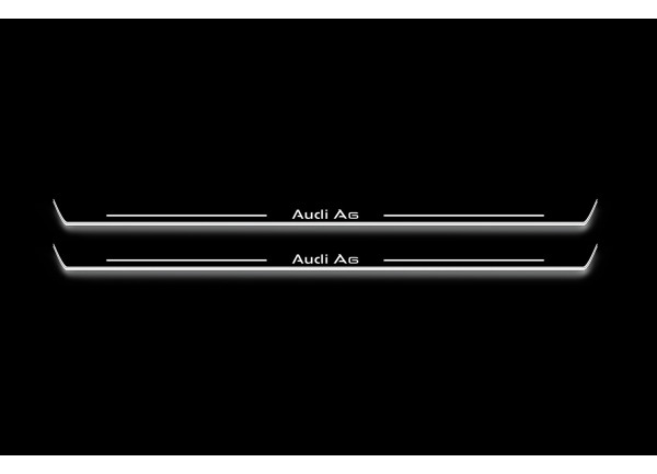 Led door sills Audi A6 C6 2004-2011 (front doors)