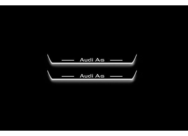 Led door sills Audi A6 C6 2004-2011 (rear doors)