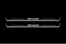 Led door sills Audi A6 C8 2018+ with logo Allroad (front doors) Led door sills Audi A6 C8 2018+ with logo Allroad (front doors)