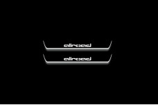Led door sills Audi A6 C8 2018+ with logo Allroad (rear doors) Led door sills Audi A6 C8 2018+ with logo Allroad (rear doors)
