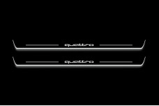 Led door sills Audi A6 C8 2018+ with logo Quattro (front doors) Led door sills Audi A6 C8 2018+ with logo Quattro (front doors)