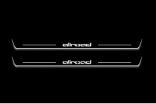 Led door sills Audi A6 C7 2011-2018 with logo Allroad (front doors)