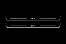 Led door sills Audi A7 I 2010-2018 with logo S7 (front doors)