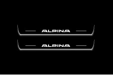 Led door sills BMW 3 F30 2012-2018 with logo Alpina (front doors)