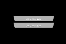 Led door sills BMW 3 F30 2012-2018 with logo Alpina (front doors) Led door sills BMW 3 F30 2012-2018 with logo Alpina (front doors)