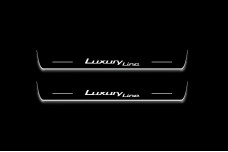 Led door sills BMW 3 F30 2012-2018 with logo Luxury Line (front doors)