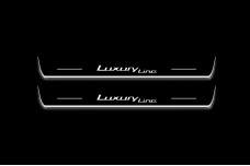 Led door sills BMW 3 G20 2019+ with logo Luxury Line (front doors)