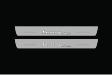 Led door sills BMW 3 G20 2019+ with logo Luxury Line (front doors) Led door sills BMW 3 G20 2019+ with logo Luxury Line (front doors)