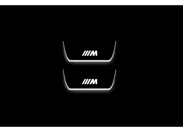 Led door sills BMW 3 G20 2019+ with logo ///M Performance (rear doors)