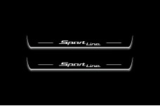 Led door sills BMW 3 G20 2019+ with logo Sport Line (front doors)