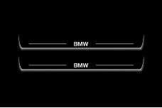 Led door sills BMW 5 E60 2003-2010 with logo "BMW" (front doors)