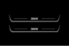 Led door sills BMW 5 G30 2017-2023 with logo BMW - (front doors)