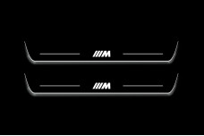 Led door sills BMW 5 G30 2017-2023 with logo ///M - (front doors)