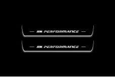 Led door sills BMW 5 G60 2023+ with logo M Performance (front doors)
