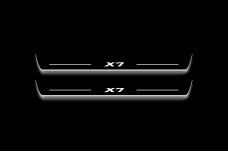 Led door sills BMW X7 (G07) 2018+ (front doors) Led door sills BMW X7 (G07) 2018+ (front doors)