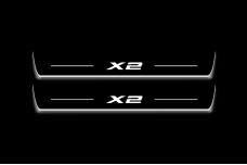 Led door sills BMW X2 F39 2018+ (front doors)
