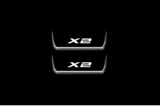 Led door sills BMW X2 F39 2018+ (rear doors)