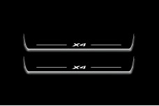 Led door sills BMW X4 F26 2014-2018 (front doors)