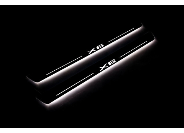 Led door sills BMW X6 G06 2019+ (front doors) Led door sills BMW X6 G06 2019+ (front doors)
