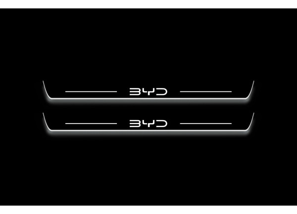 Led door sills BYD Sealion 7 2024+ with logo BYD (front doors)