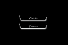 Led door sills Cadillac CTS II 2007-2014 with logo Cadillac (rear doors)