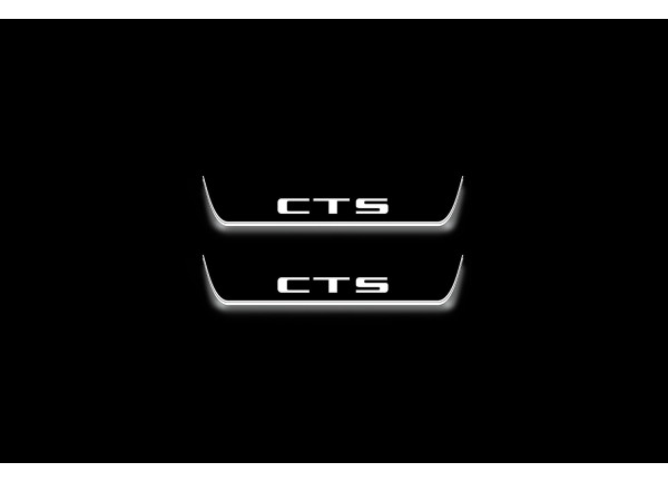 Led door sills Cadillac CTS II 2007-2014 (rear doors)