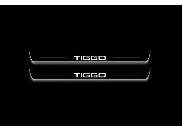 Led door sills Chery Tiggo 4 2018+ (front doors) Led door sills Chery Tiggo 4 2018+ (front doors)