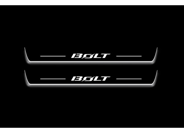 Led door sills Chevrolet Bolt 2017+ (front doors)