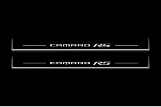Led door sills Chevrolet Camaro VI 2016+ with logo Camaro RS