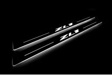 Led door sills Chevrolet Camaro VI 2016+ with logo ZL1 Led door sills Chevrolet Camaro VI 2016+ with logo ZL1