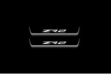 Led door sills Chevrolet Colorado II 2015-2023 with logo ZR2 (rear doors) Led door sills Chevrolet Colorado II 2015-2023 with logo ZR2 (rear doors)