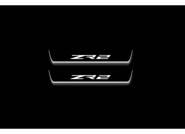 Led door sills Chevrolet Colorado II 2015-2023 with logo ZR2 (rear doors) Led door sills Chevrolet Colorado II 2015-2023 with logo ZR2 (rear doors)