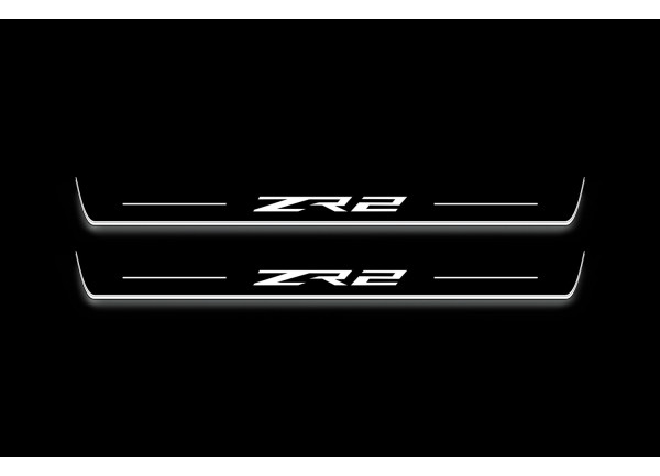 Led door sills Chevrolet Colorado II 2015-2023 with logo ZR2 (front doors) Led door sills Chevrolet Colorado II 2015-2023 with logo ZR2 (front doors)