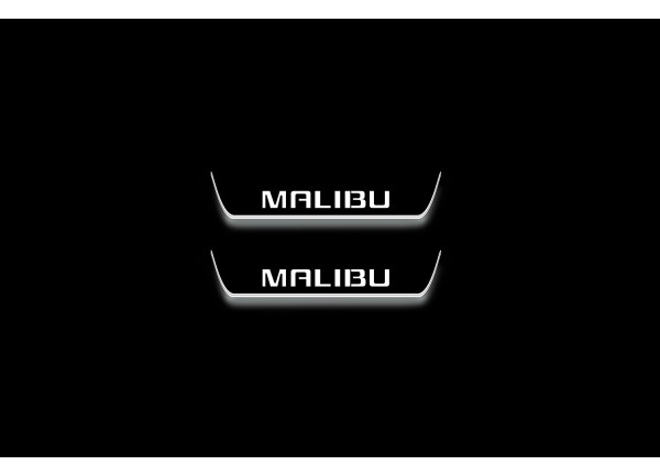 Led door sills Chevrolet Malibu VIII 2012-2016 (rear doors) Led door sills Chevrolet Malibu VIII 2012-2016 (rear doors)