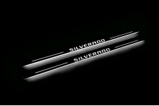 Led door sills Chevrolet Silverado III 2014-2019 (front doors)