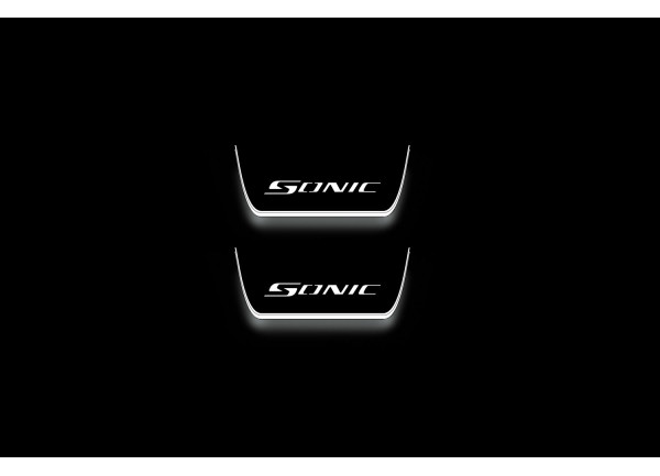 Led door sills Chevrolet Sonic 2012+ (rear doors) Led door sills Chevrolet Sonic 2012+ (rear doors)