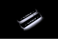 Led door sills Chevrolet Volt II 2016-2019 (rear doors)