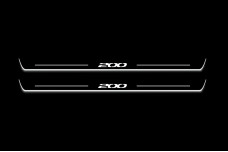 Led door sills Chrysler 200 II 2015-2017 with logo 200 (front doors)