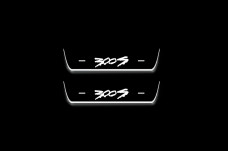 Led door sills Chrysler 300C II 2011+ with logo 300S T2 (rear doors)