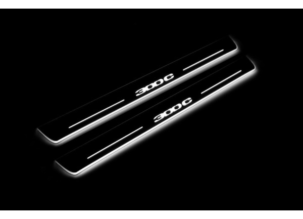 Led door sills Chrysler 300C II 2011+ with logo 300C (front doors) Led door sills Chrysler 300C II 2011+ with logo 300C (front doors)