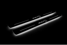 Led door sills Chrysler 300C II 2011+ with logo SRT Hellcat (front doors)