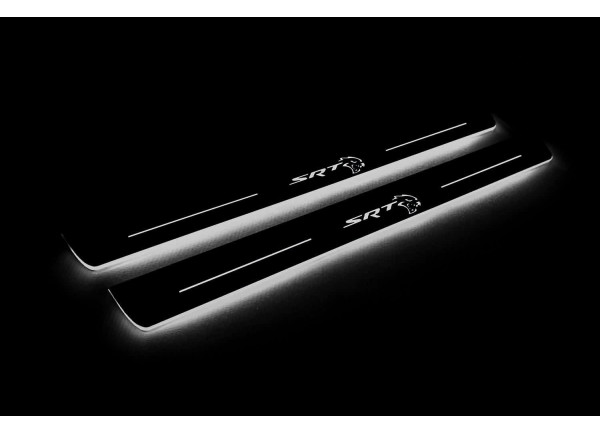 Led door sills Chrysler 300C II 2011+ with logo SRT Hellcat (front doors) Led door sills Chrysler 300C II 2011+ with logo SRT Hellcat (front doors)