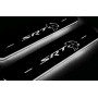 Led door sills Chrysler 300C II 2011+ with logo SRT Hellcat (rear doors)
