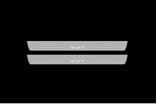 Led door sills Chrysler 300C II 2011+ with logo SRT (front doors) Led door sills Chrysler 300C II 2011+ with logo SRT (front doors)