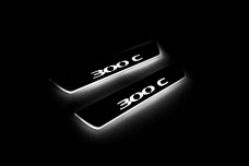 Led door sills Chrysler 300C I 2005-2010 with logo "300C" (rear doors) Led door sills Chrysler 300C I 2005-2010 with logo "300C" (rear doors)